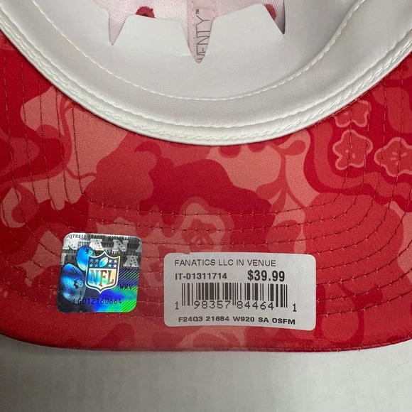 New Era San Francisco 49ers Womens 9Twenty Floral Camo Adjustable Hat‎ - Picture 5 of 8